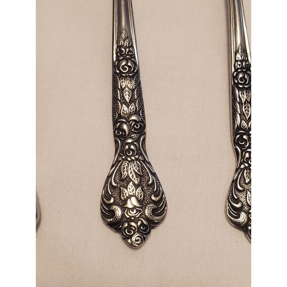 Vintage Versailles by MSI Japan Stainless Dinner Flatware Set of 8 Excellent - Picture 3 of 4